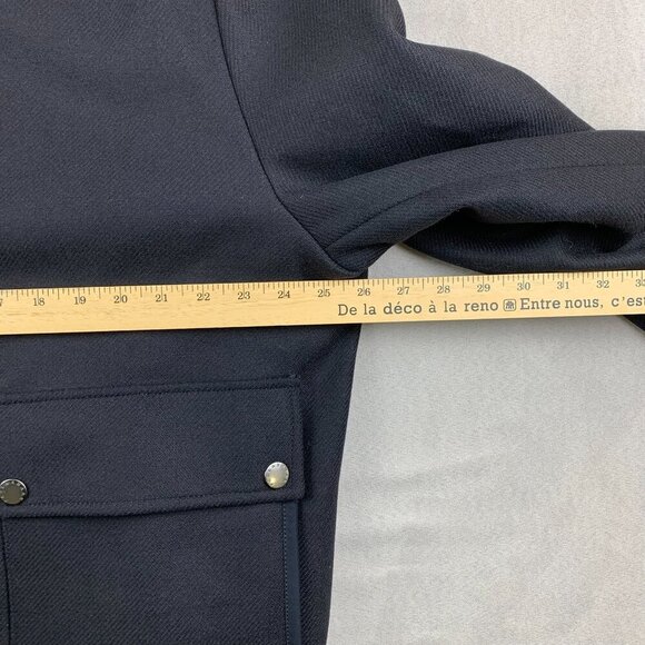 Paul & Shark Mens Winter Jacket 2XL Navy Blue Full Zip Wool and Cashmere Blouson - Picture 14 of 16